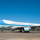 The size and presence of Air Force One makes a statement of its own. (US Air Force)